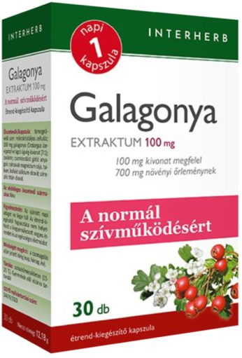 Interherb NAPI1 Galagonya Extraktum 30 db
