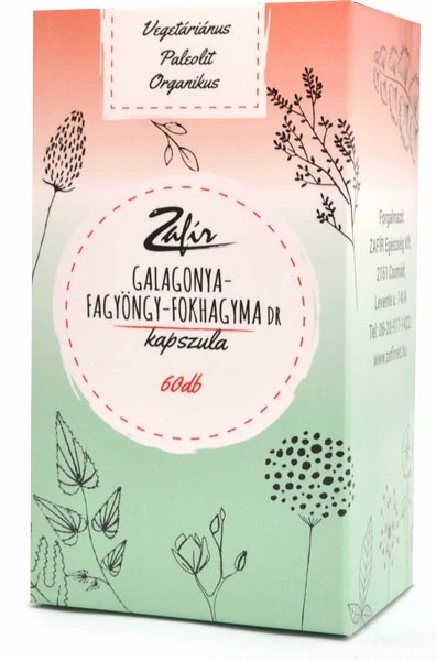 Galagonya-Fagyöngy-Fokhagyma 60 db (Zafír)