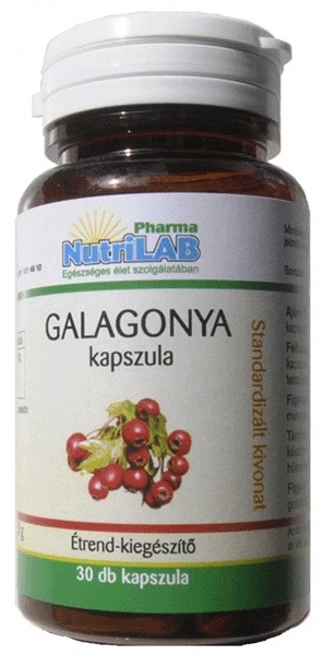 Galagonya kapszula 30 db NutriLab