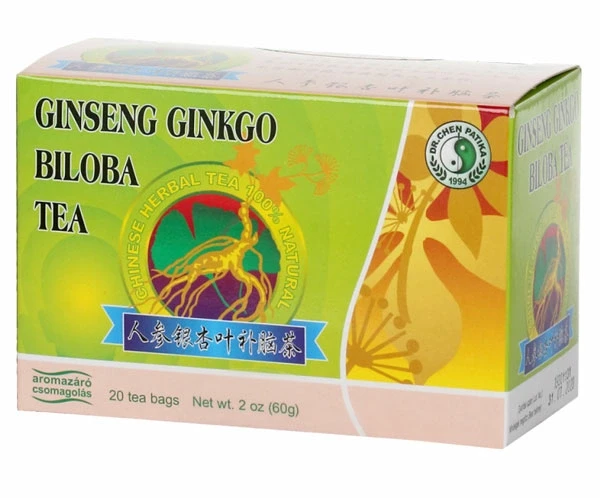 Ginseng-Ginkgo-Zöld teafilter 20 db (Dr.Chen)