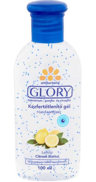 Glory kézfertőtlenítő gél Citrom 100ml
