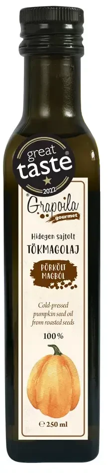 Grapoila Hidegen sajtolt pörkölt tökmagolaj 250ml
