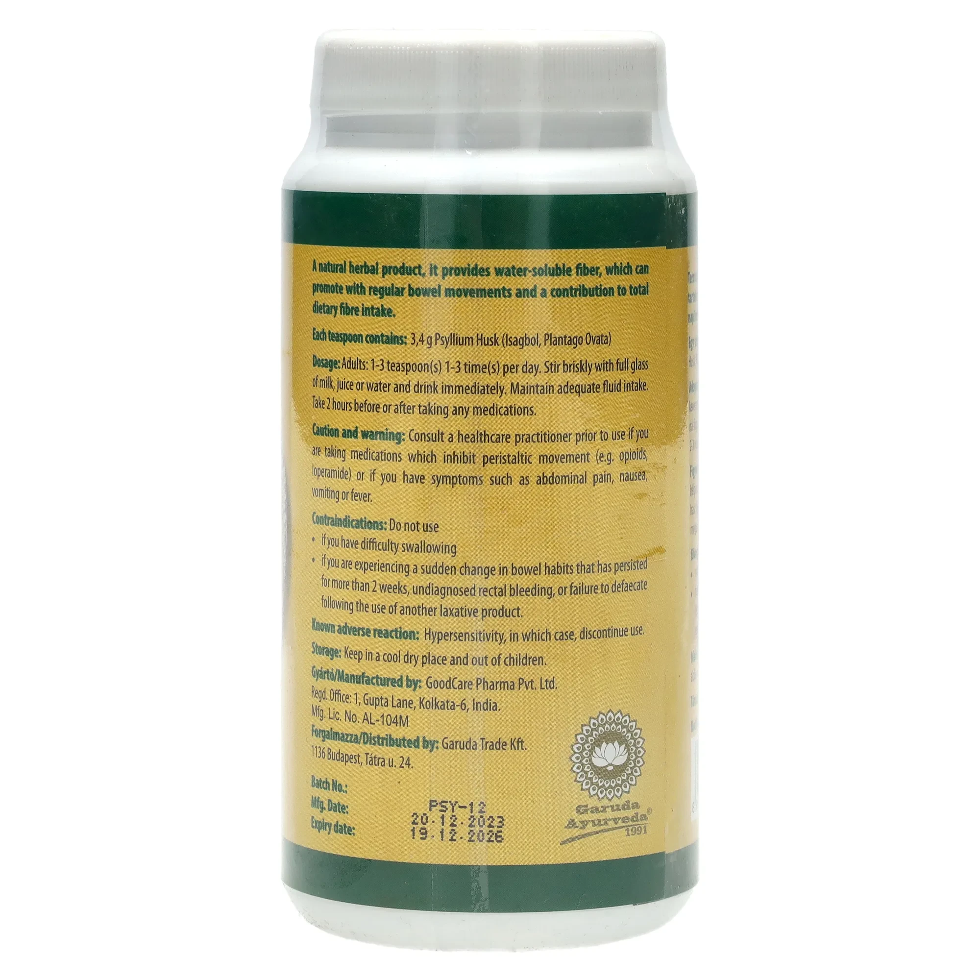 Garuda Indiai Útifű Maghéj ( 95% ) 100 g