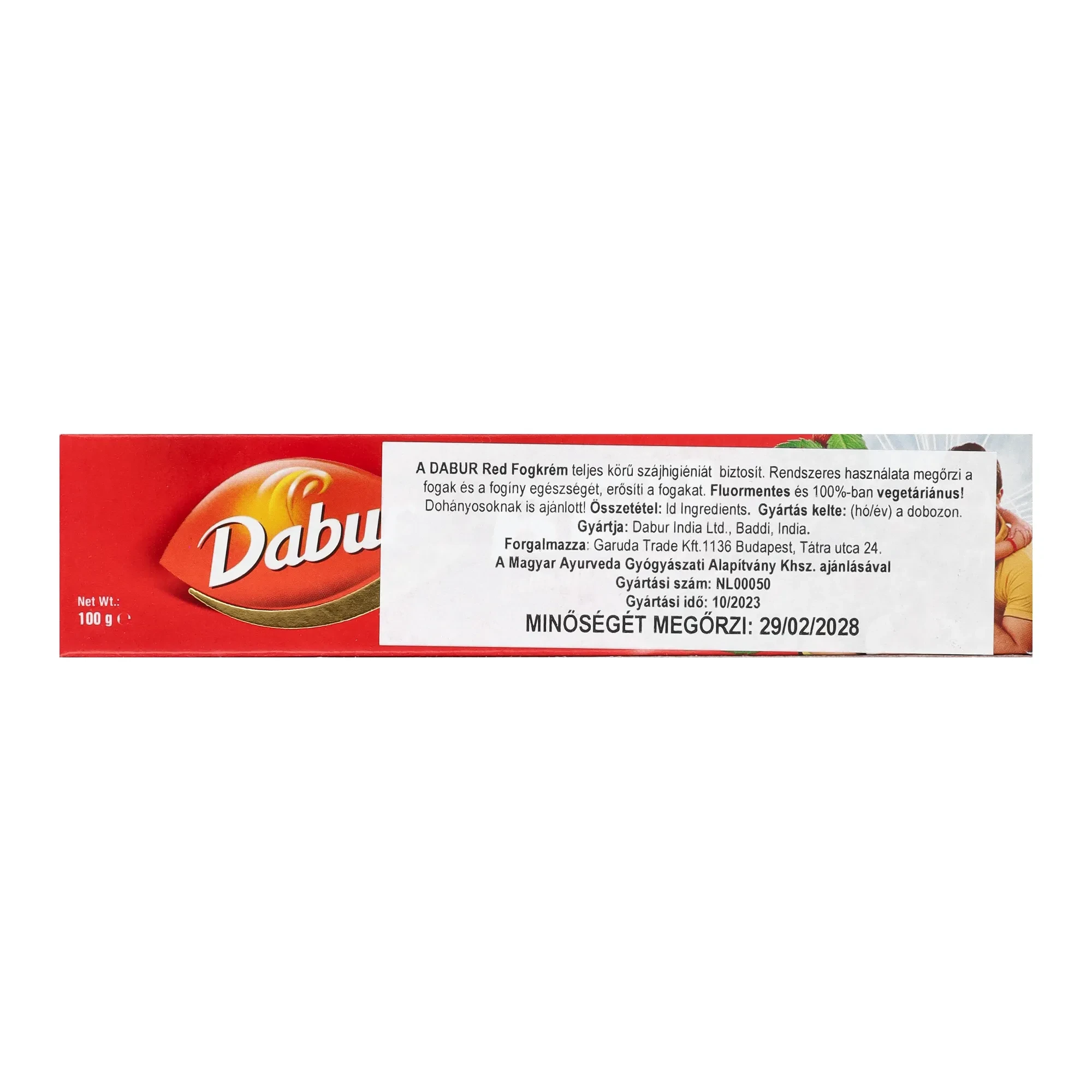 Dabur Gyógynövényes Red fogkrém 100g