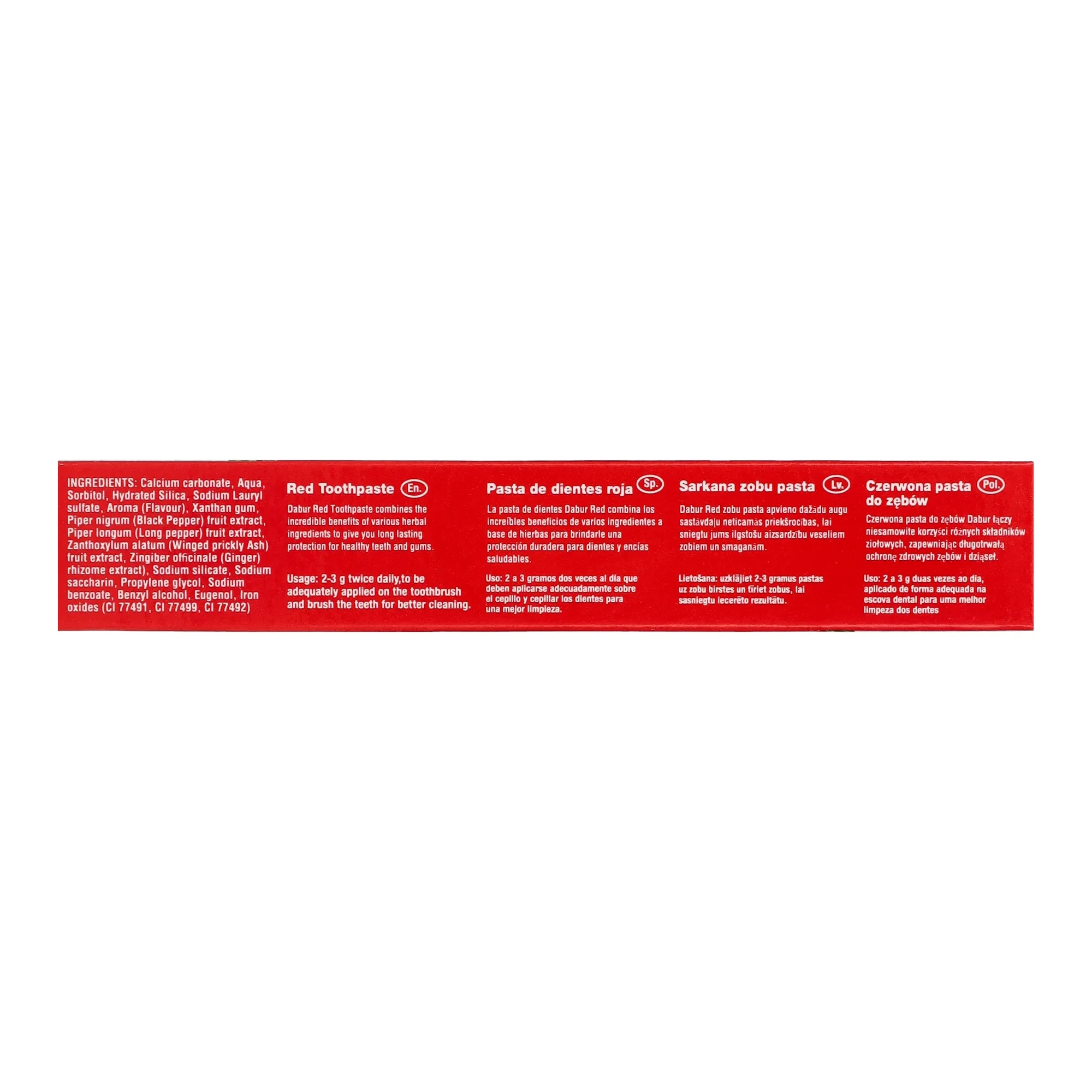 Dabur Gyógynövényes Red fogkrém 100g