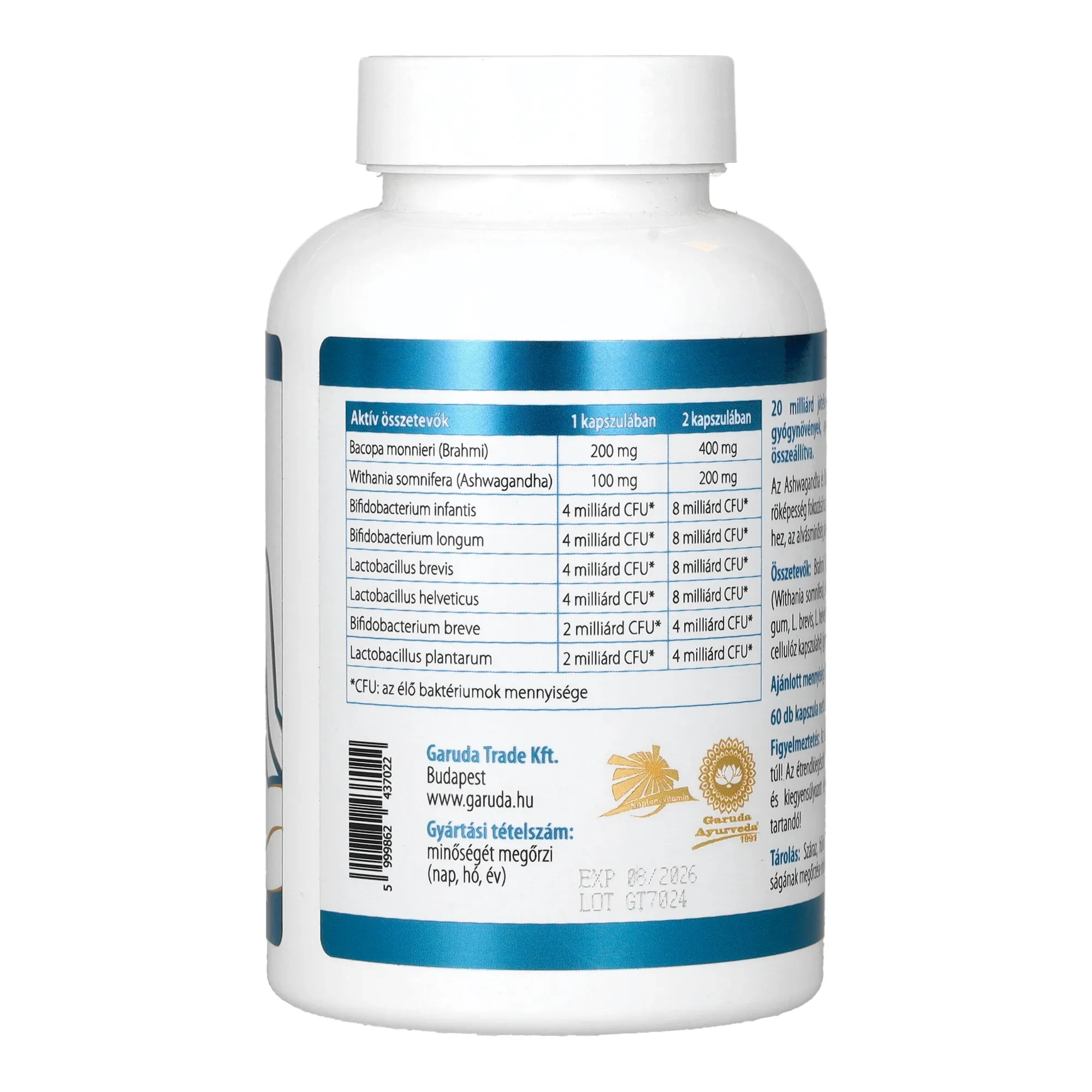 Garuda Health Vata Harmony Probio 60 db