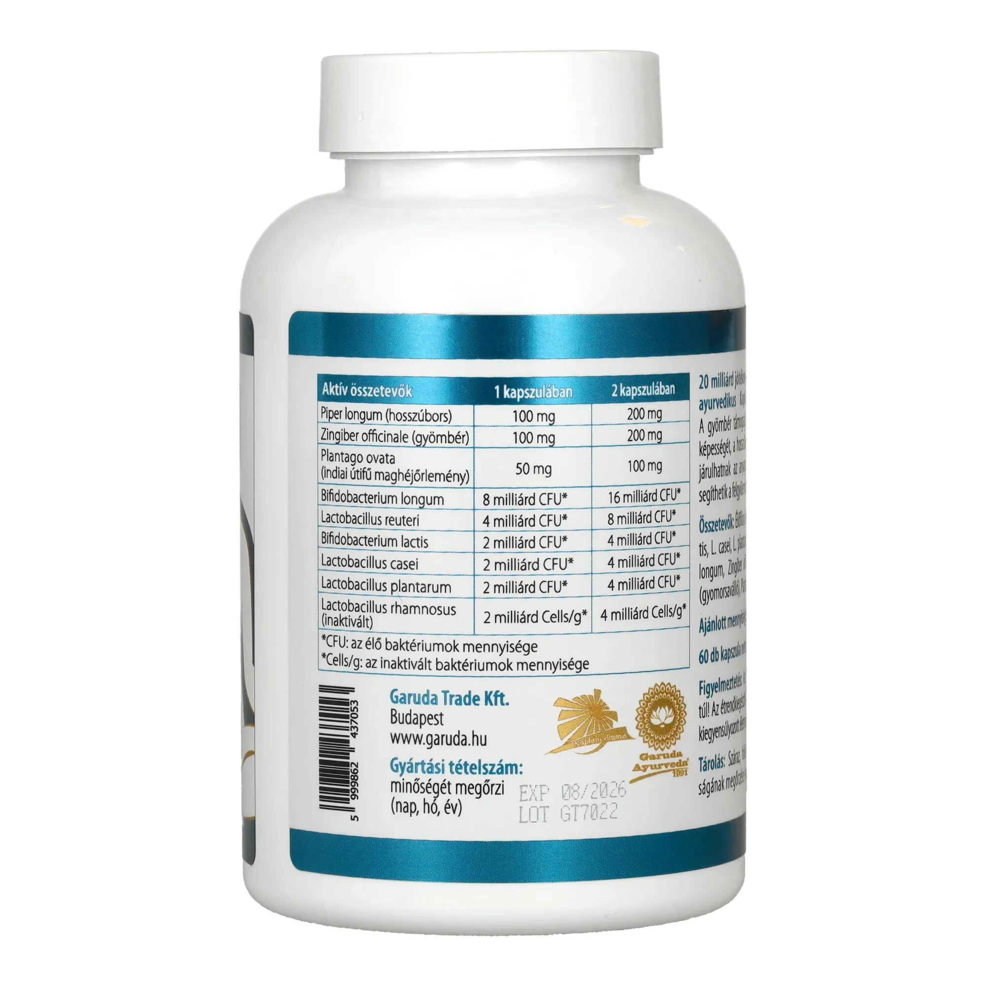 Garuda Health Kapha Harmony Probio 60 db