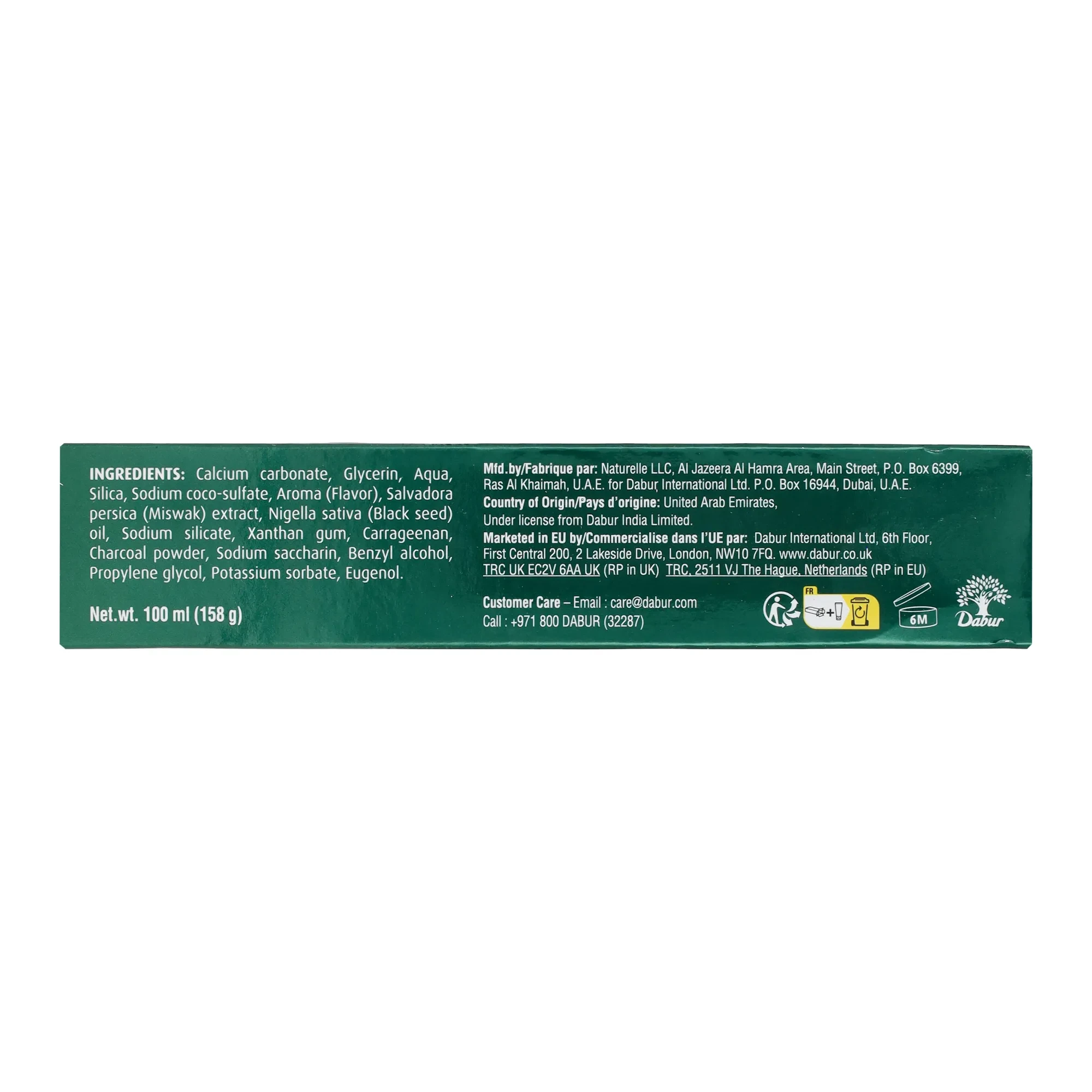 Dabur Fogkrém Miswak Black Seed 100 ml