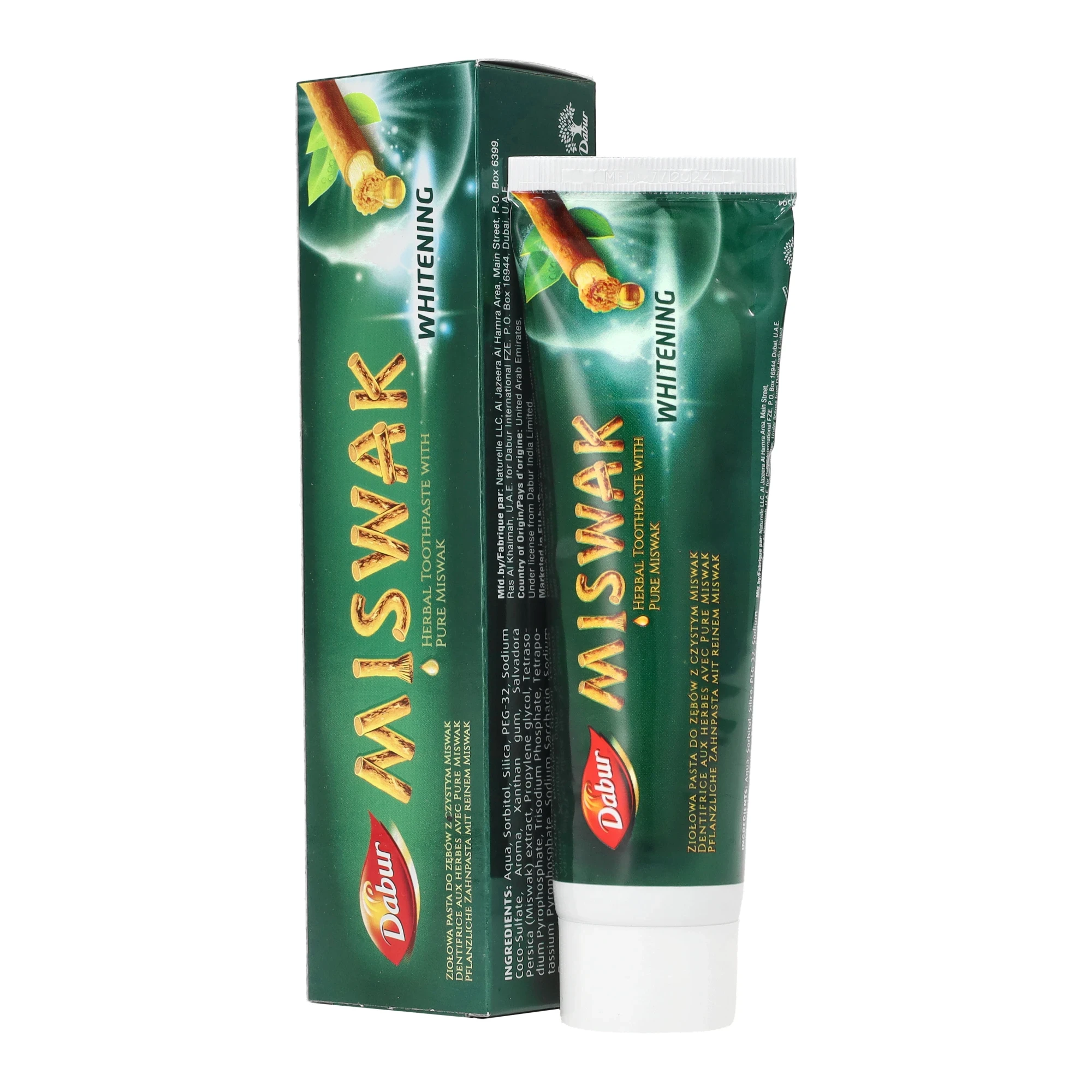 Dabur Fogkrém Miswak Whitening 100 ml