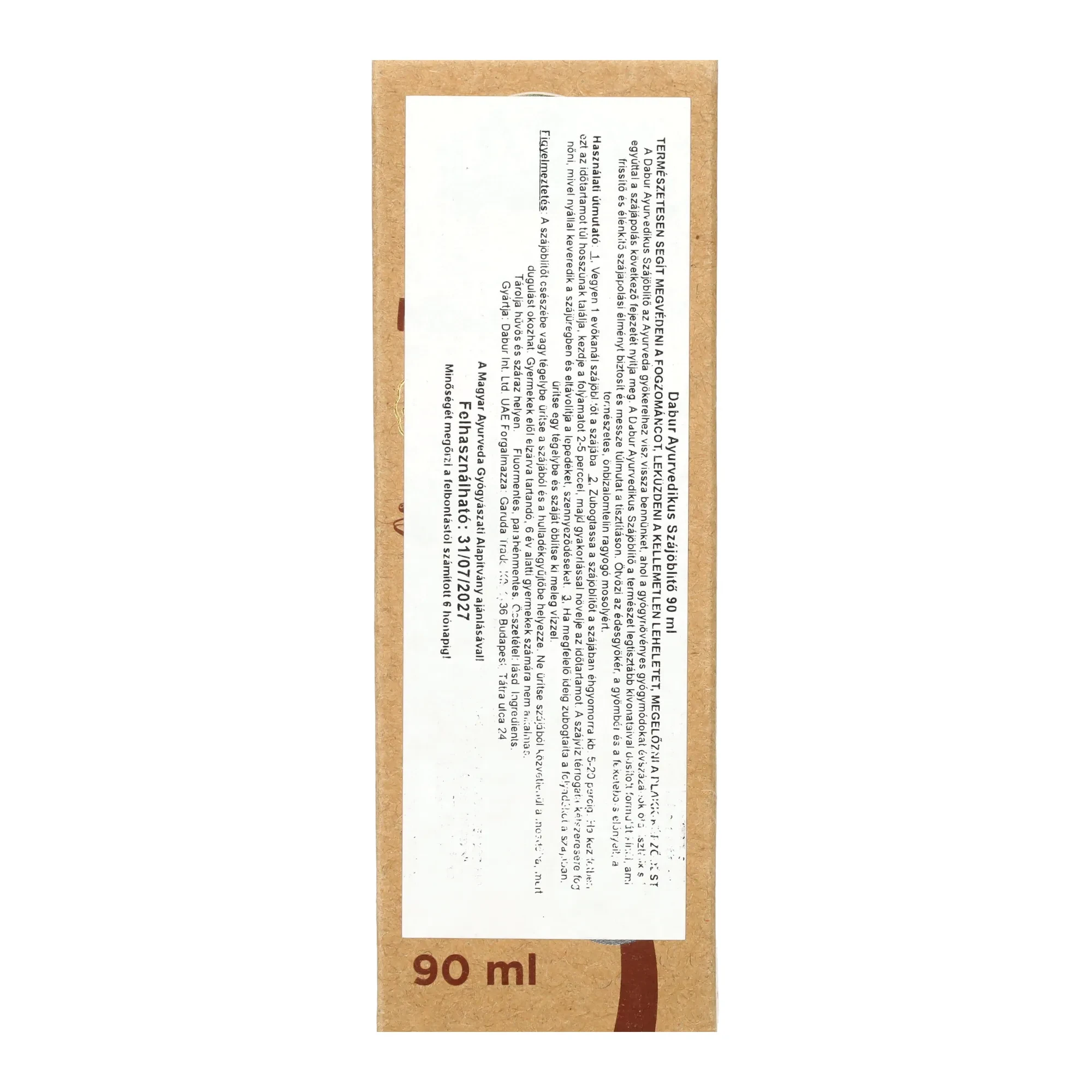 Dabur Ayurveda Oil Mouth Wash 90 ml