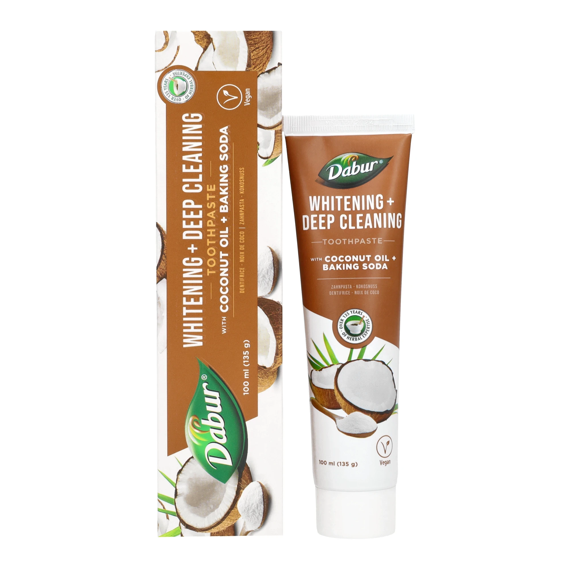 Dabur Fogkrém Coconut Oil+ Baking Soda 100 ml