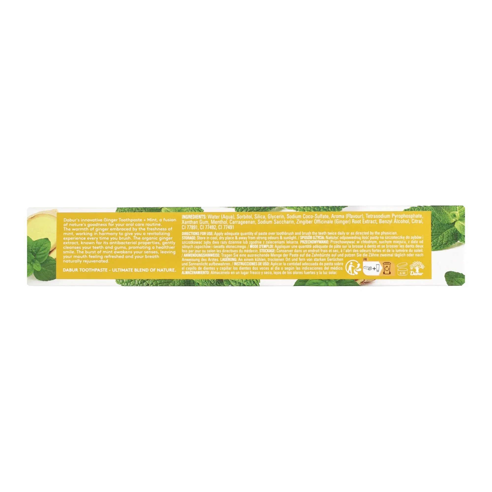 Dabur Fogkrém Ginger+Mint 100 ml