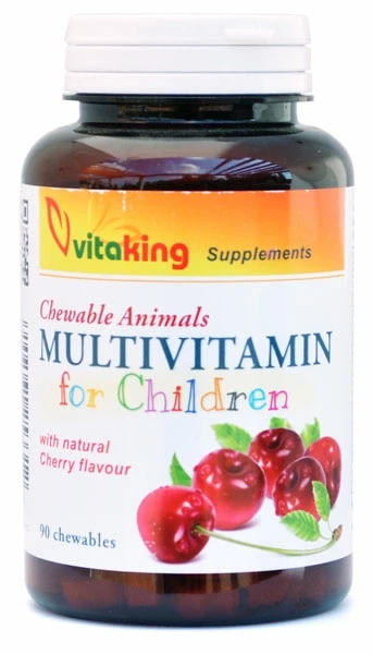 Gyerek meggyes rágótabletta 90 db (Vitaking)