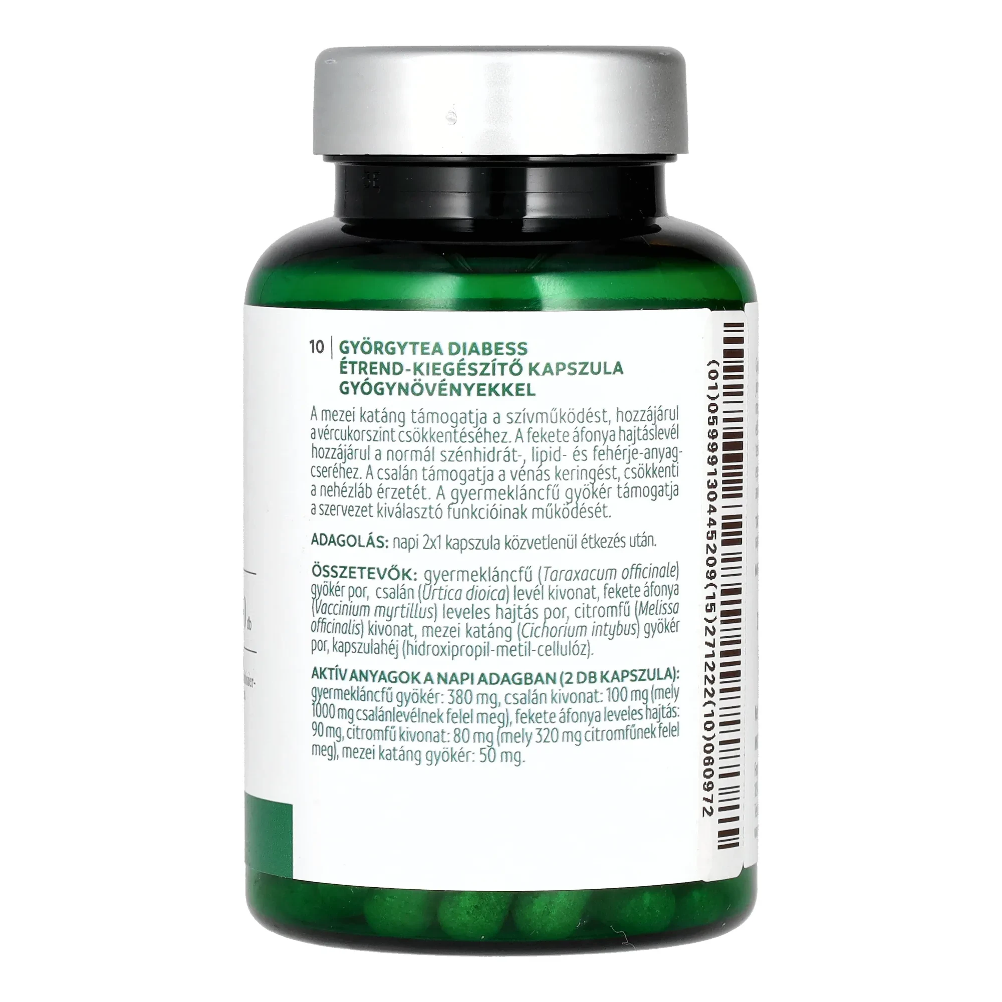 Györgytea Diabess Kapszula 60db