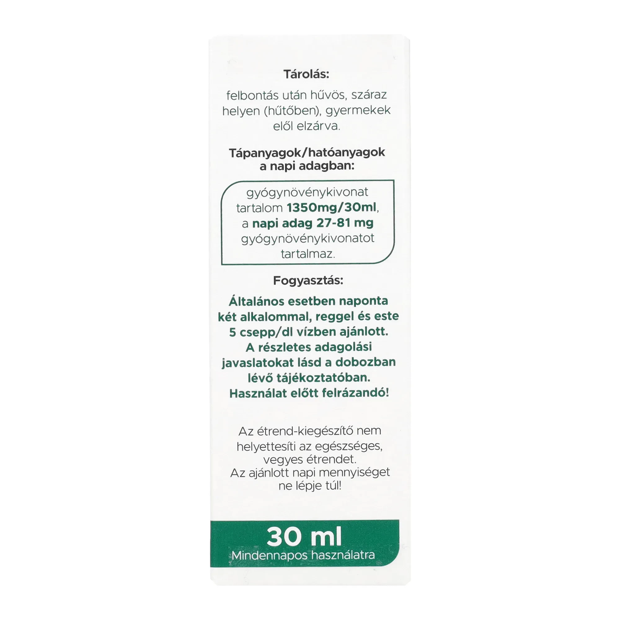 Herbaferm étrend-kiegészítő cseppek 30 ml