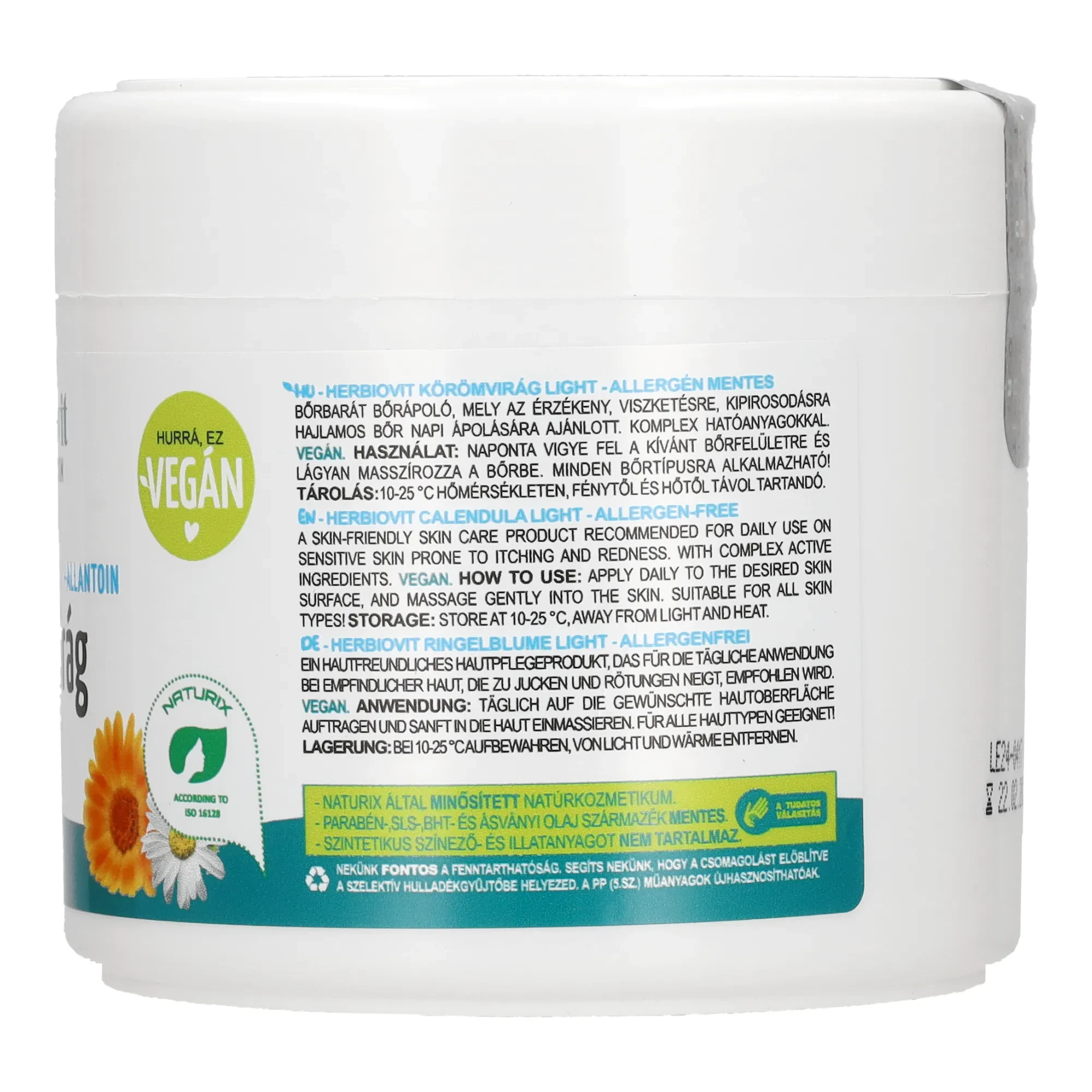 Herbiovit Körömvirág Light 250ml