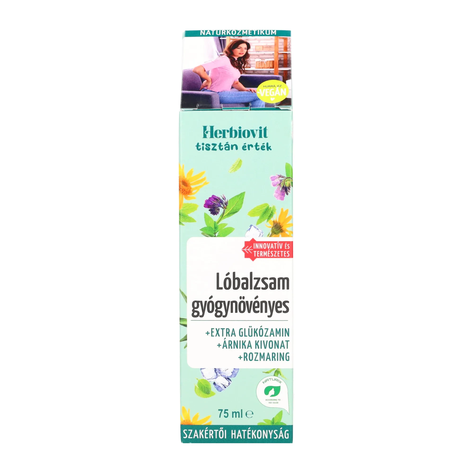 Herbiovit Lóbalzsam Gyógynövényes 75ml