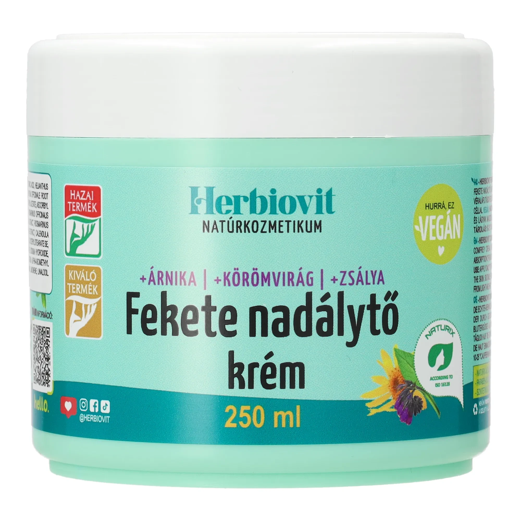 Herbiovit Fekete nadálytő krém 250ml