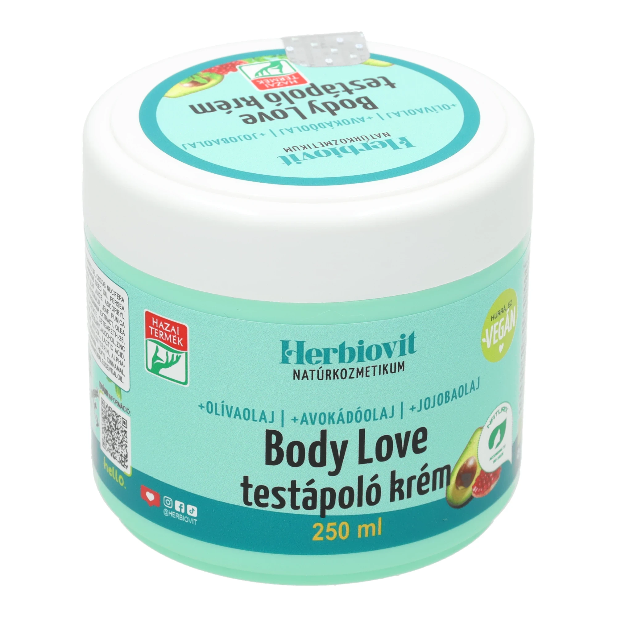 HerbiovitBody Love testápoló krém 250ml