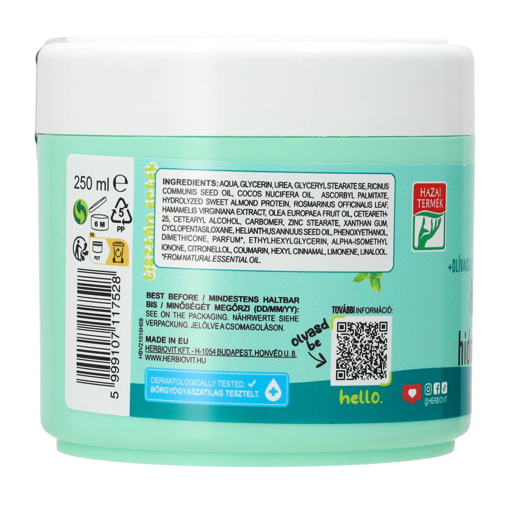 Herbiovit Hand Love hidratáló kézkrém 250ml