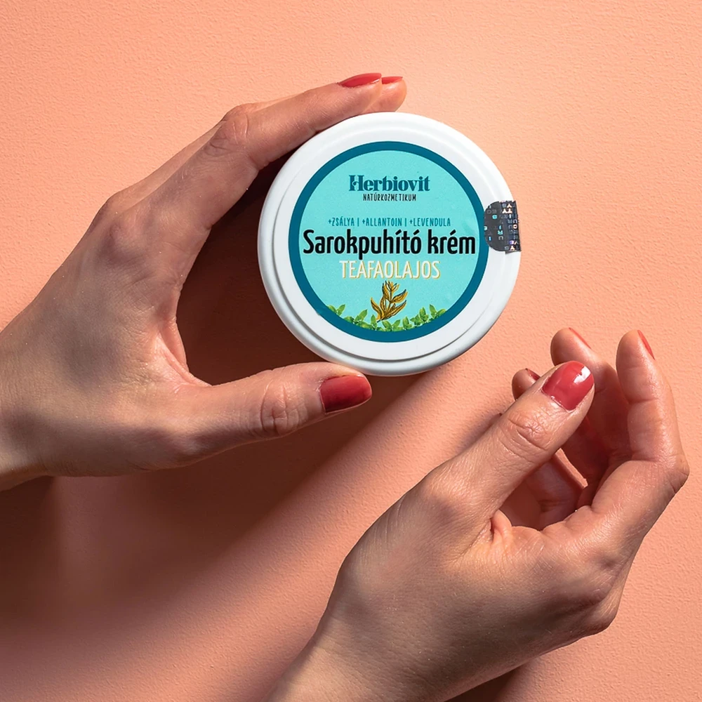 Herbiovit Sarokpuhító krém teafaolajos 250ml