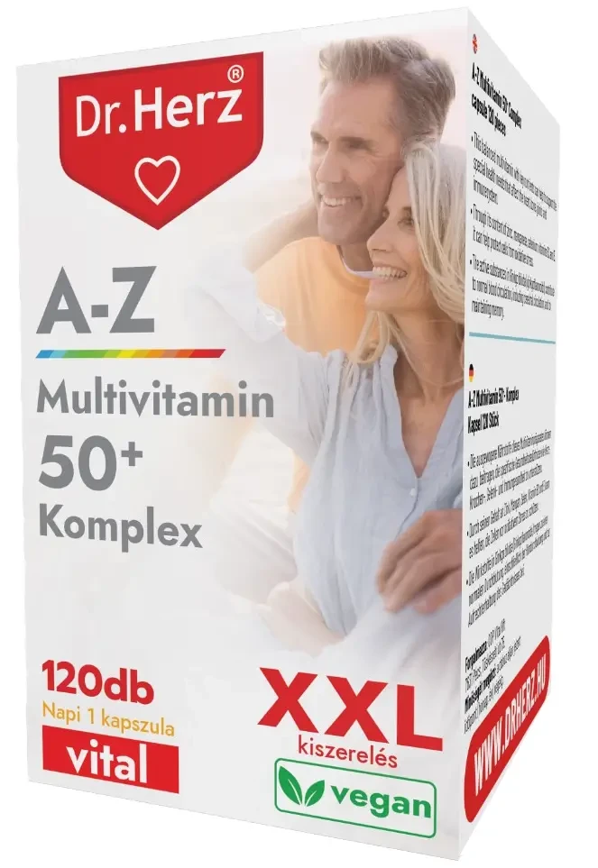Dr. Herz A-Z Multivitamin 50+ Komplex XXL 120db kapszula