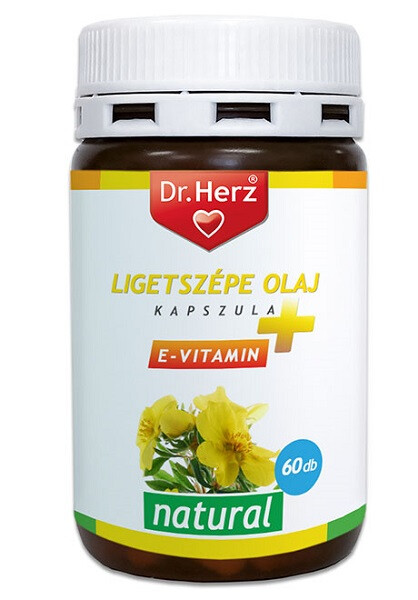 Dr. Herz Ligetszépe olaj + E-vitamin kapszula 60 db