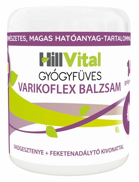 Hillvital Gyógyfüves Mesterbalzsam Visszérre 250ml