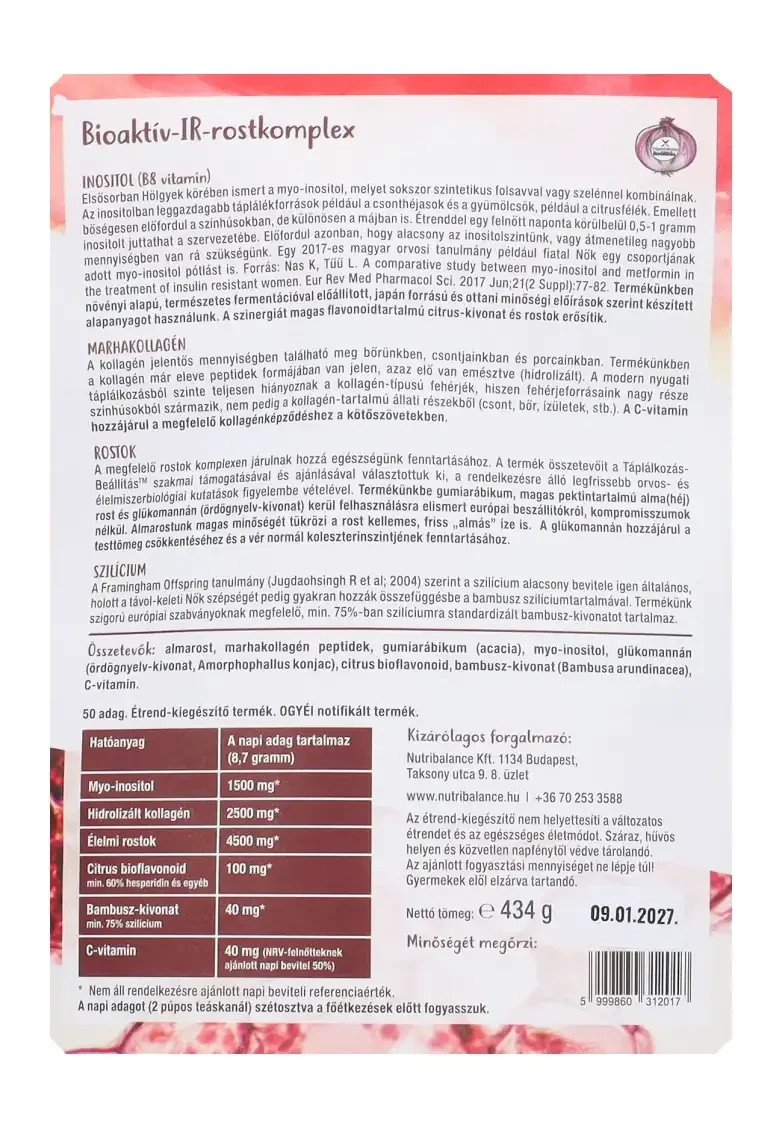 BioAktív-IR-rostkomplex 434g