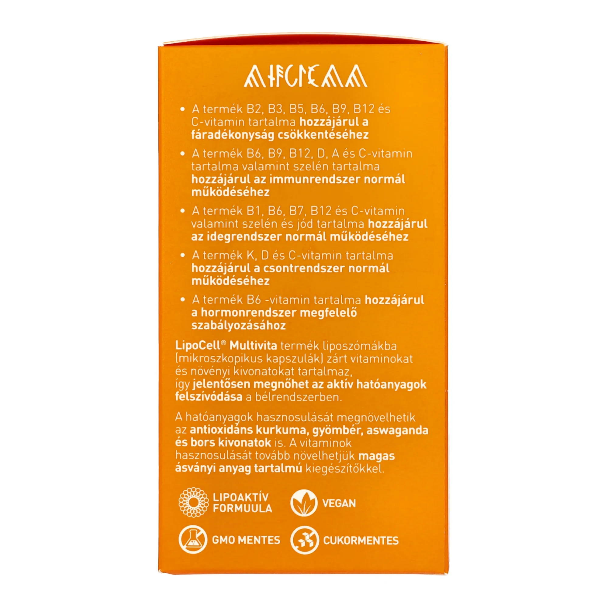 LIPOCELL Multivita liposzómás étrend kiegészítő 250 ml