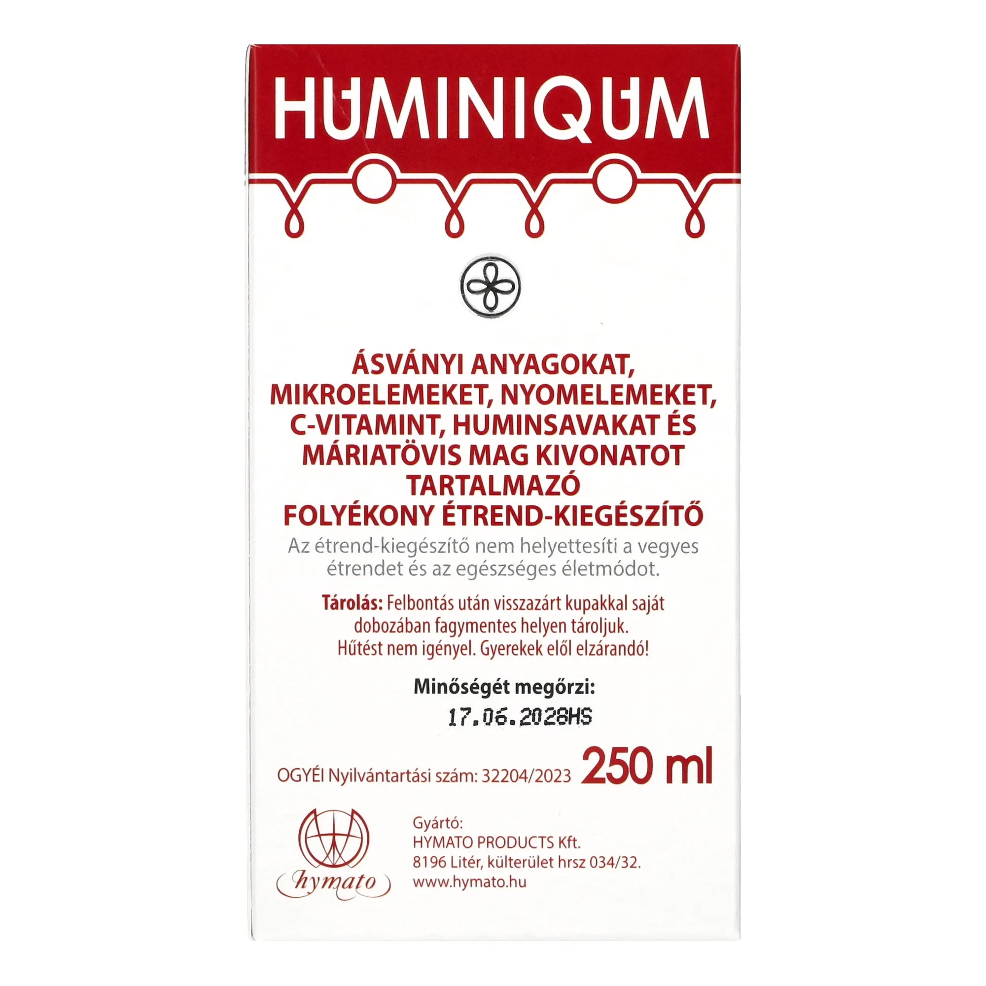 Huminiqum szirup 250ml