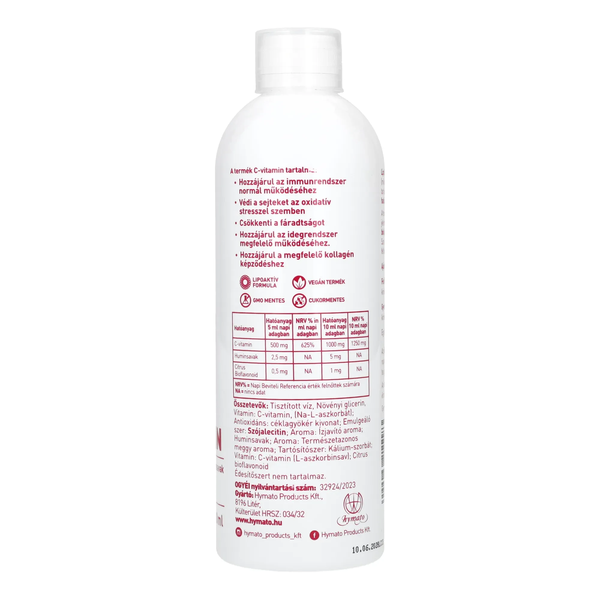 LIPOCELL C-vitamin liposzomális étrend kiegészítő 500ml