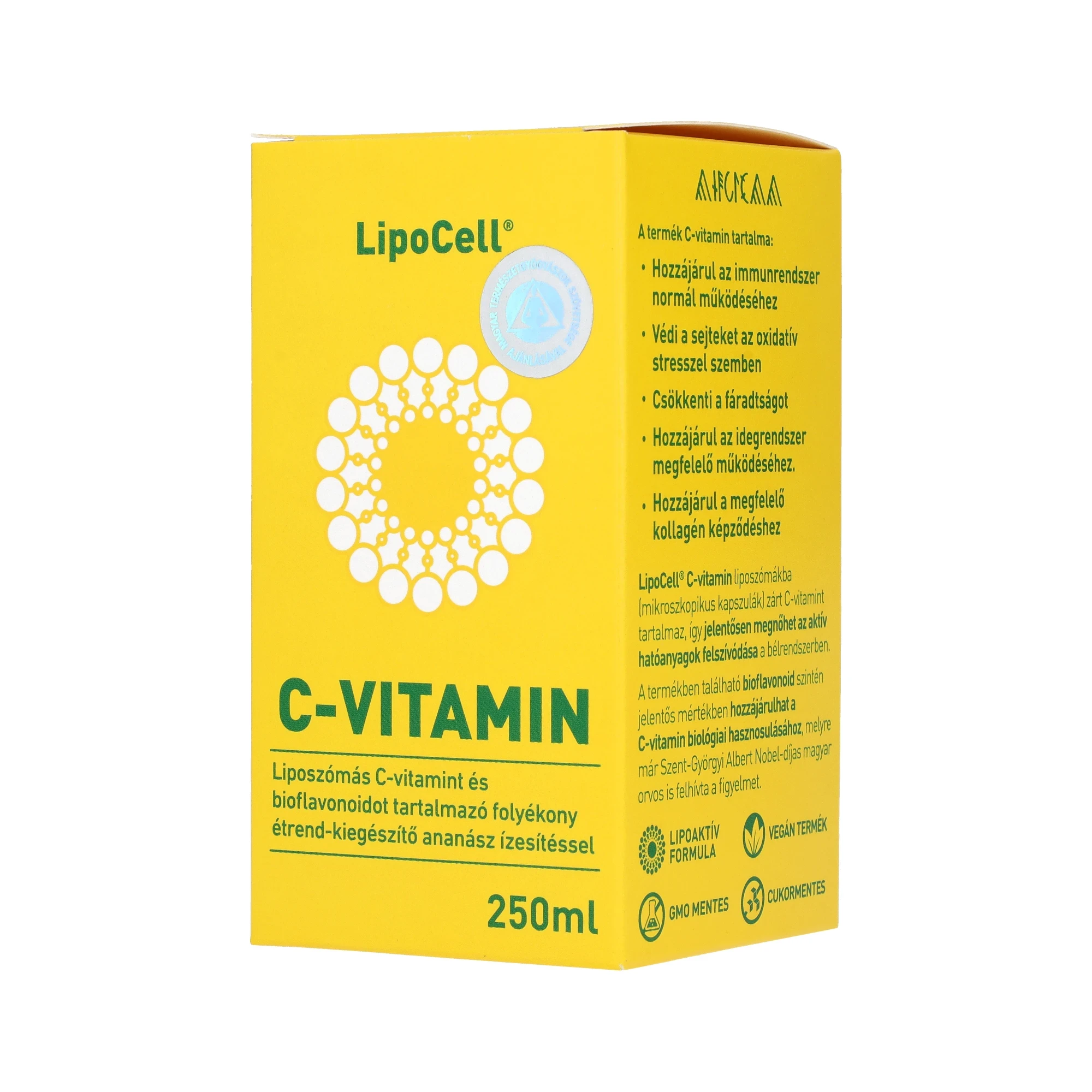 LipoCell C-Vitamin ananász ízesítéssel 250ml