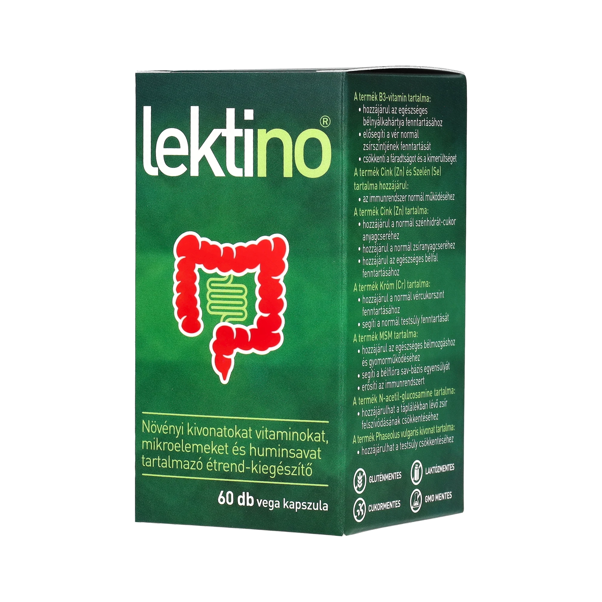 Lektino kapszula étrend-kiegészítő 60db