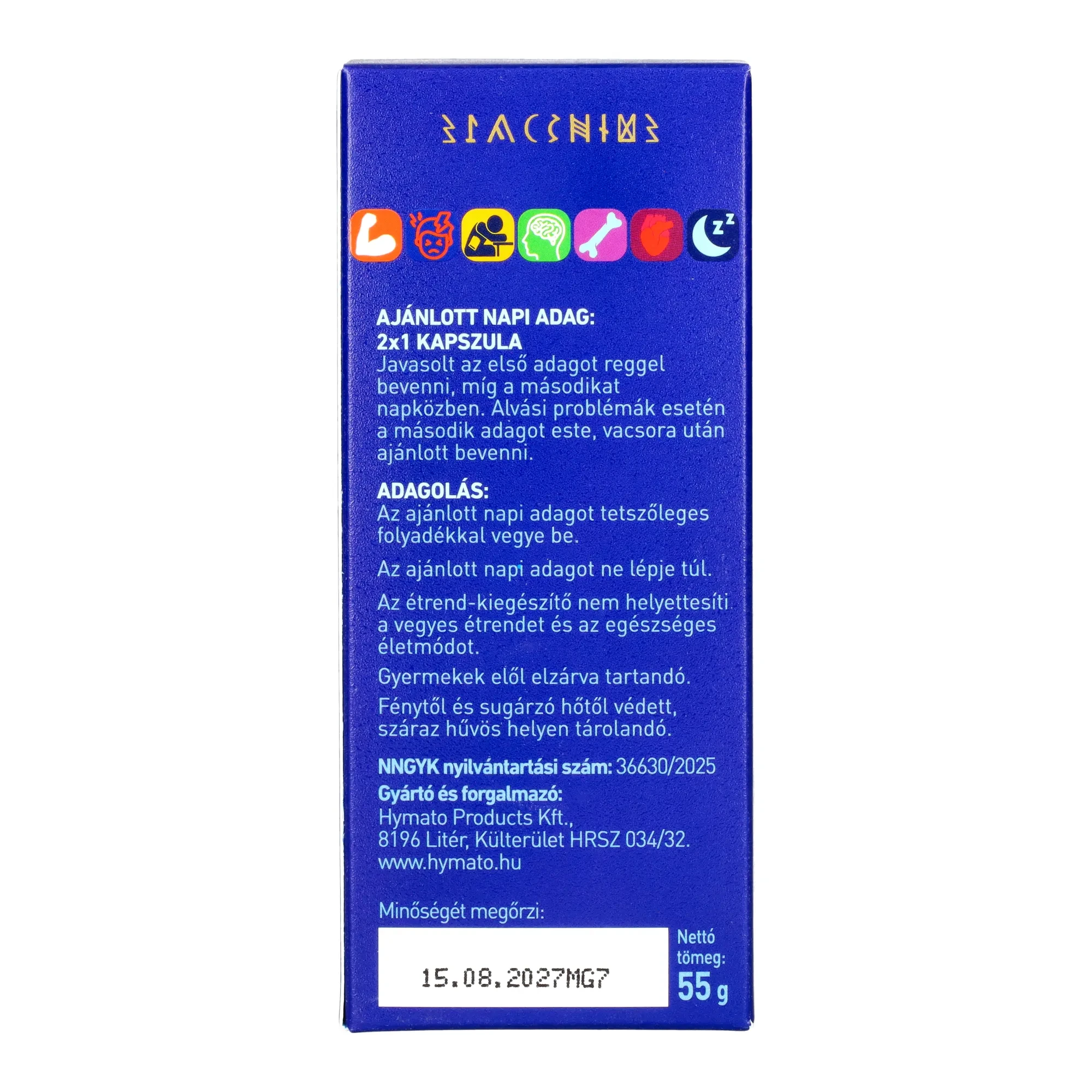 Hymato Magnézium 7 60db vega kapszula