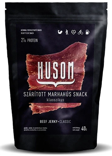 Husom szárított marhahús snack klasszikus 40 g