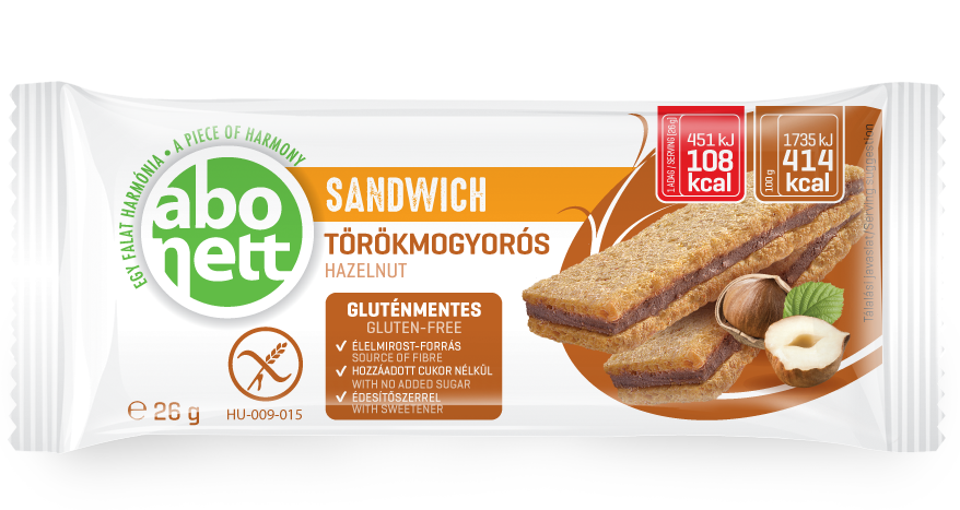 ABONETT SANDWICH TÖRÖKMOGYORÓS GM. 26g