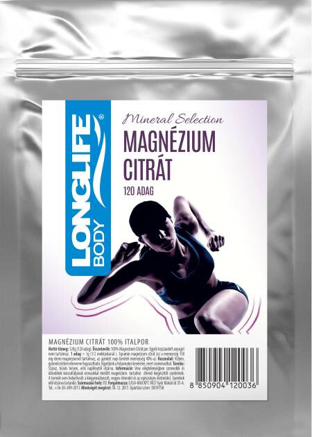 LongLife Magnézium Citrát 120 g