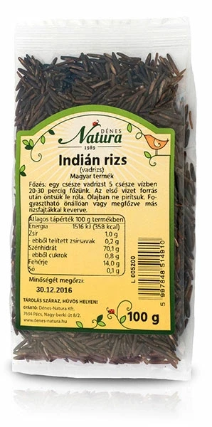 Indián rizs 100 g (Dénes Natura)