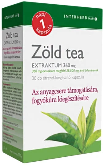 Interherb NAPI1 Zöld tea Extraktum 30 db