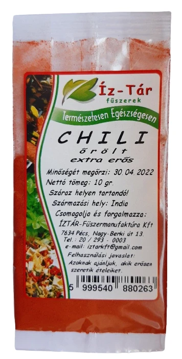 Íz Tár chili extra erős őrölt 10g