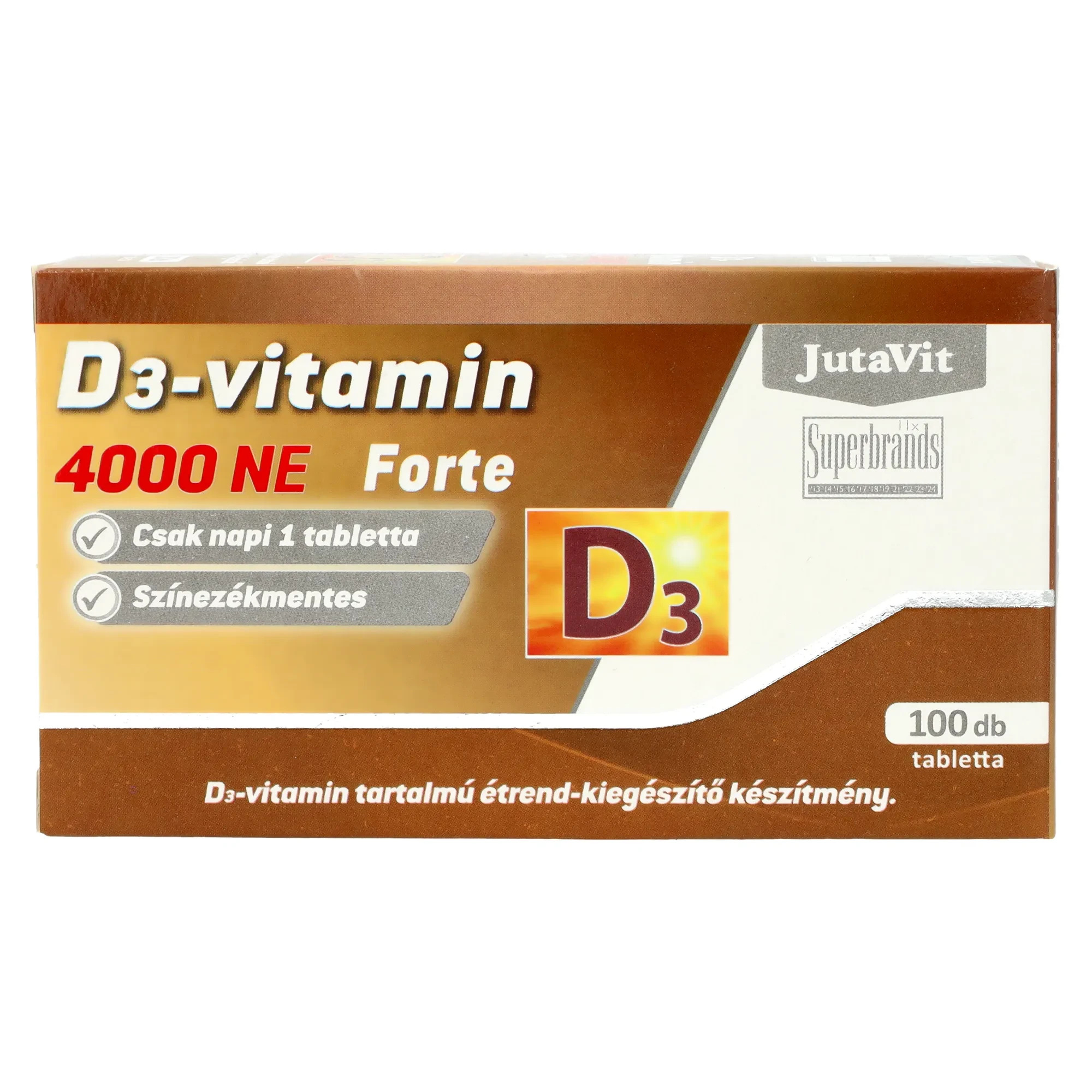 JutaVit D3 vitamin 4000NE (100µg) FORTE 100db
