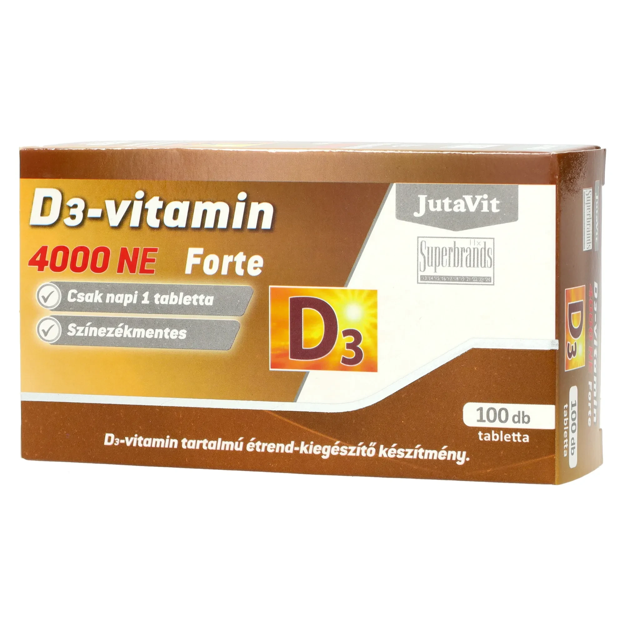 JutaVit D3 vitamin 4000NE (100µg) FORTE 100db