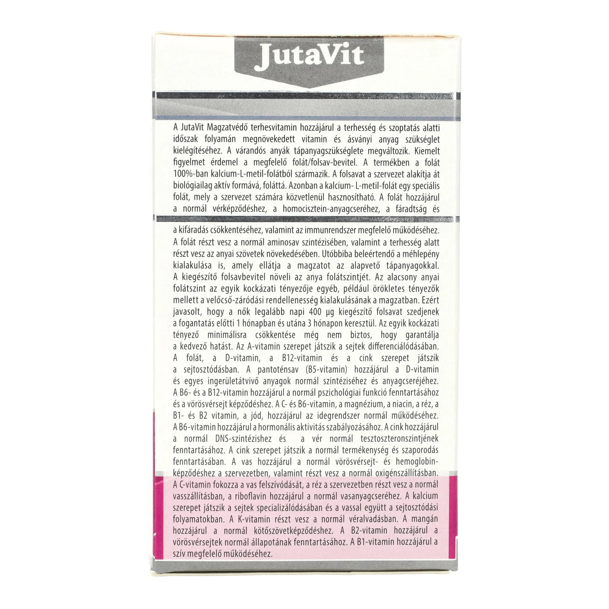 Jutavit Magzatvédő terhesvitamin 60db