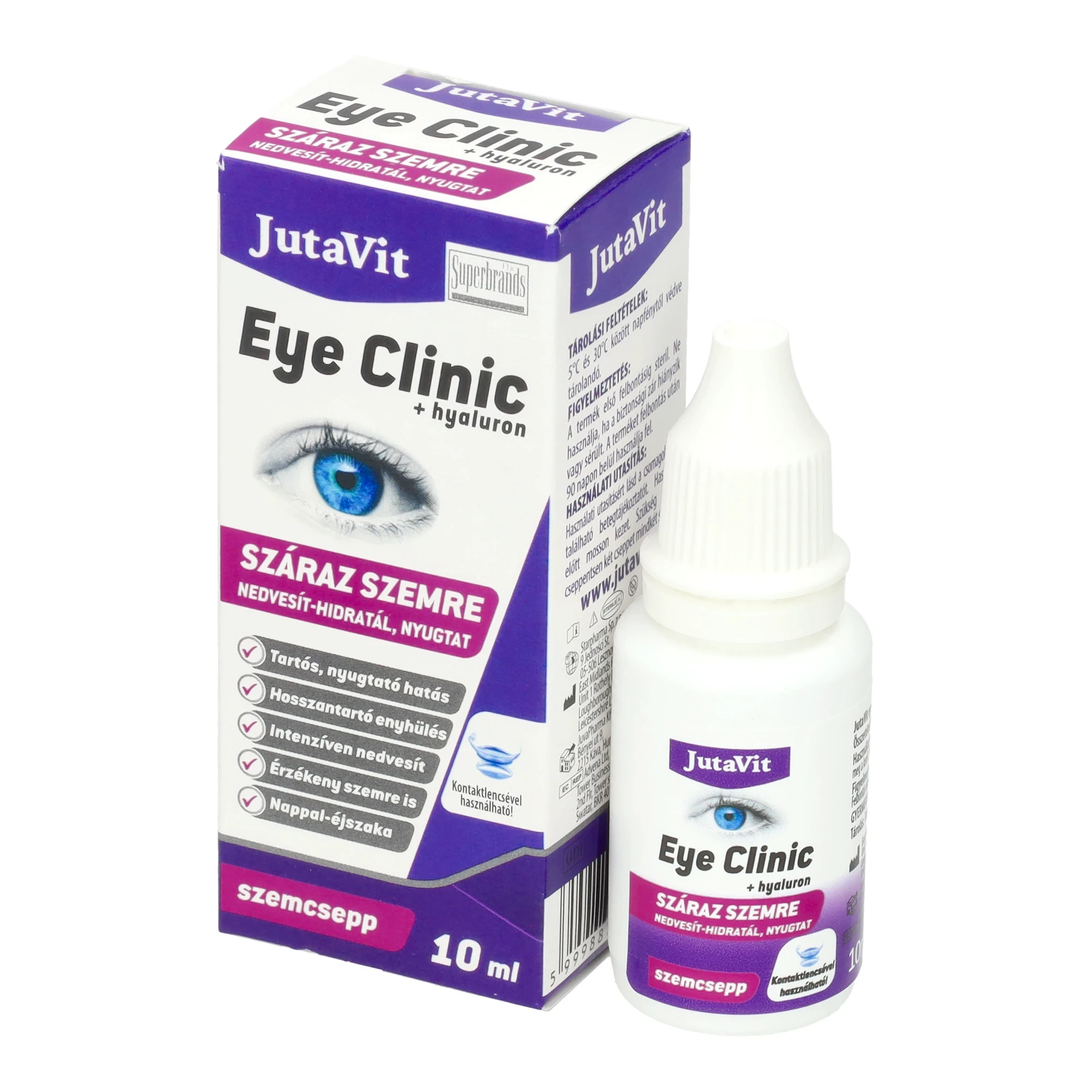 Jutavit EyeClinic száraz szemre 10ml