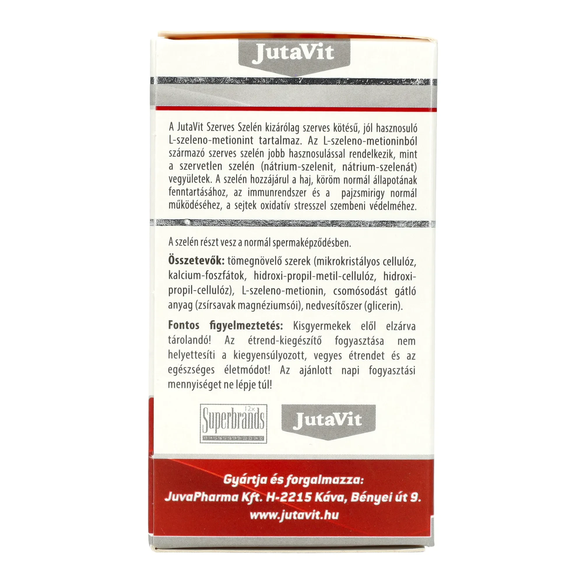 Jutavit Szerves szelén 100db