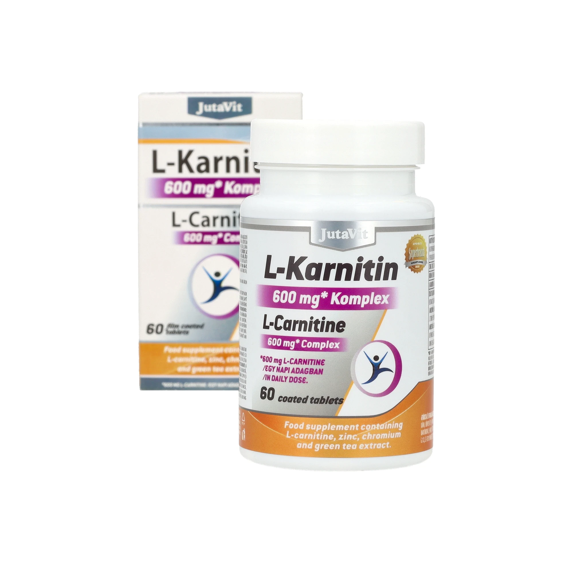 JutaVit L-karnitin (600mg) komplex 60db