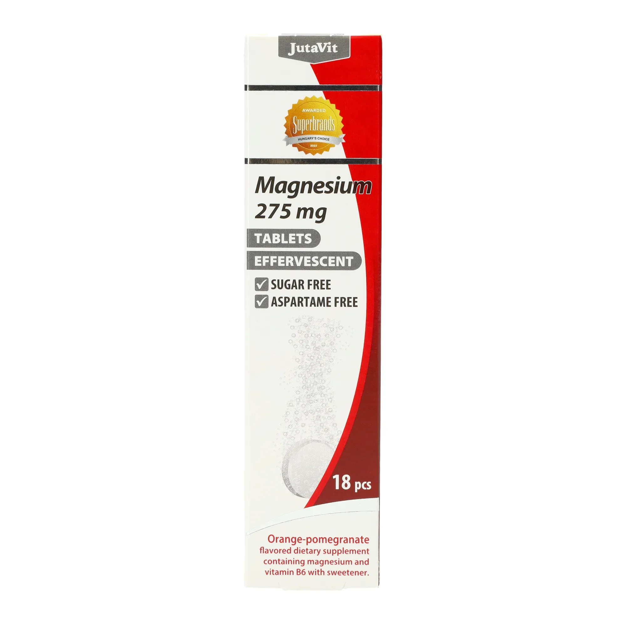 Jutavit Pezsgőtabletta Magnesium 275 mg 18 db-os
