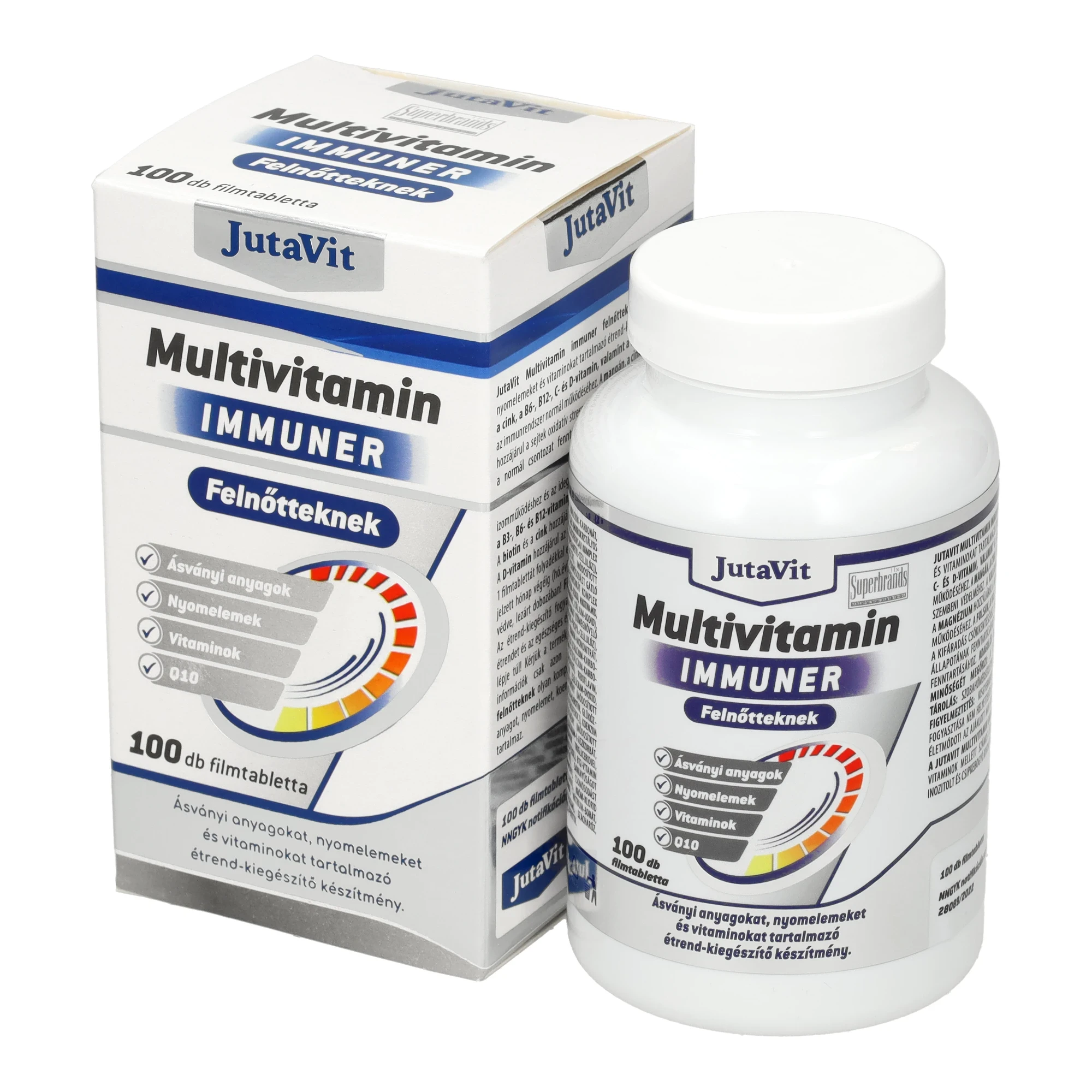 JutaVit Multivitamin felnőtteknek nyújtott kioldódású 100db