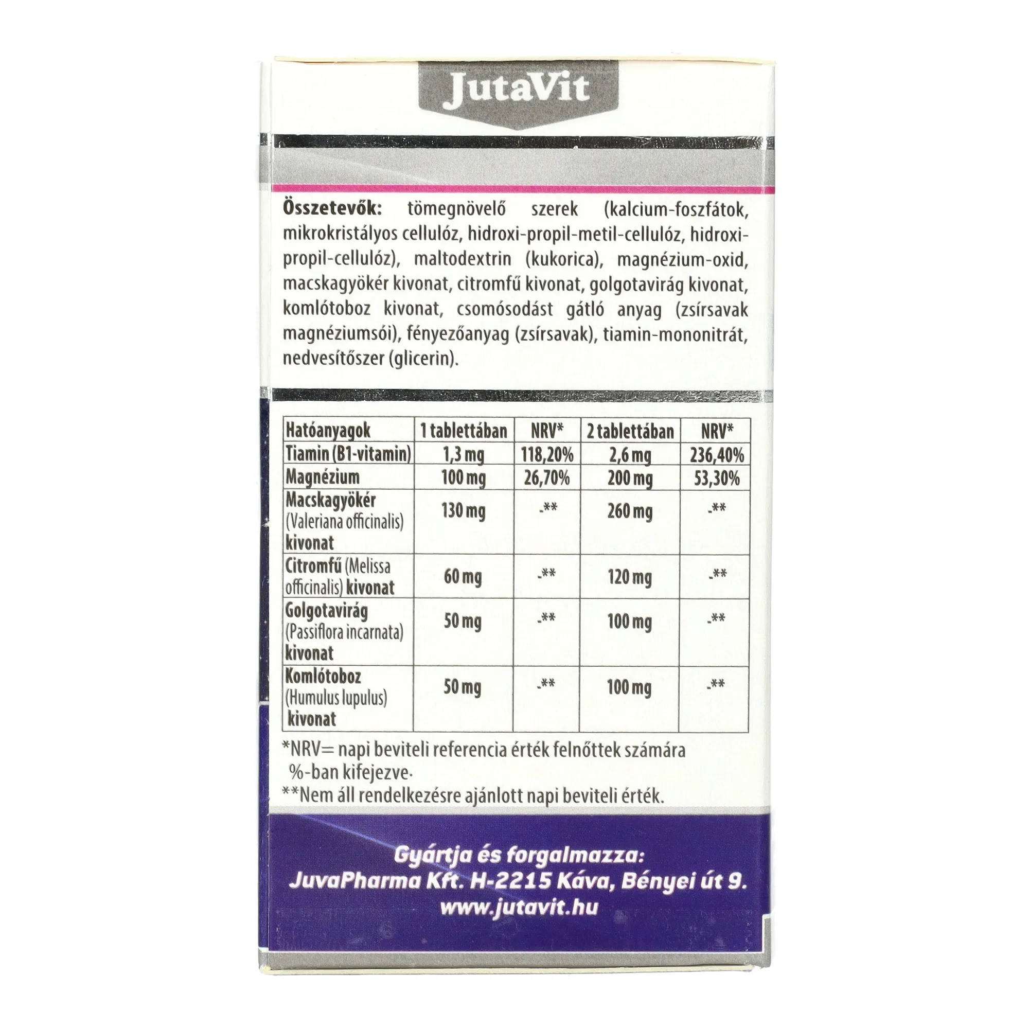 JutaVit Valeriana Harmony Night 70db